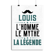 Affiche louis l'homme le mythe la légende