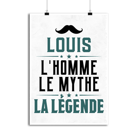 Affiche louis l'homme le mythe la légende