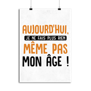 Affiche même pas mon âge