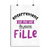 Affiche ma vie de jeune fille