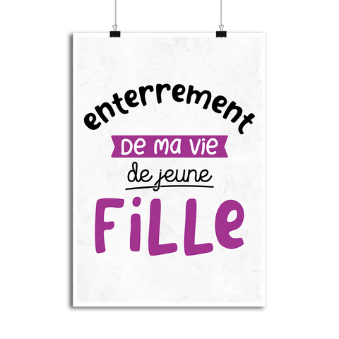 Affiche ma vie de jeune fille
