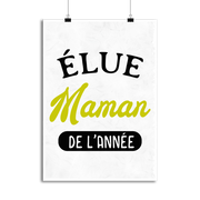 Affiche maman de l'année