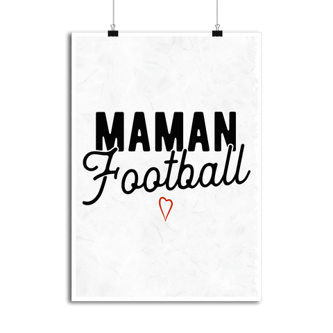 Affiche maman football