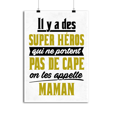 Affiche maman super héro