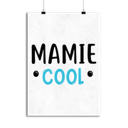 Affiche mamie cool