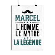 Affiche marcel l'homme le mythe la légende