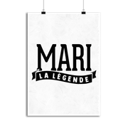 Affiche mari la légende