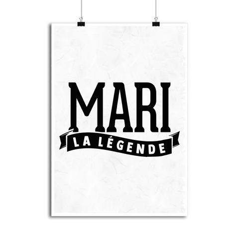 Affiche mari la légende