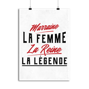 Affiche marraine la légende