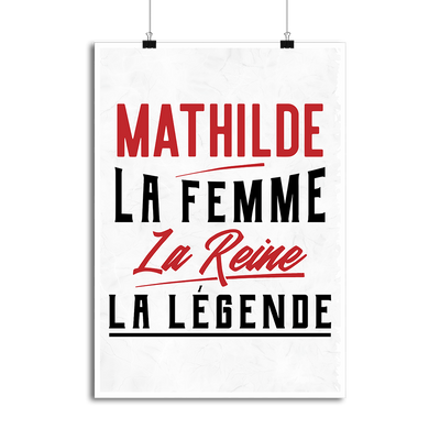 Affiche mathilde la femme la reine la légende