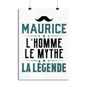 Affiche maurice l'homme le mythe la légende