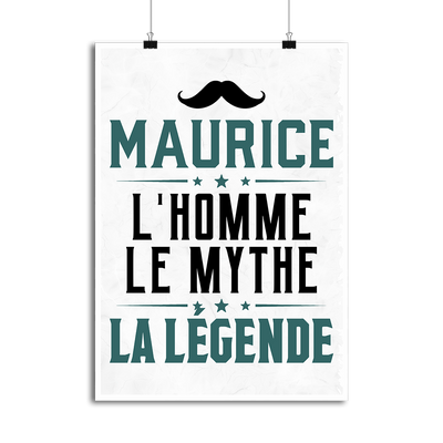 Affiche maurice l'homme le mythe la légende