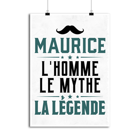 Affiche maurice l'homme le mythe la légende