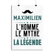 Affiche maximilien l'homme le mythe la légende