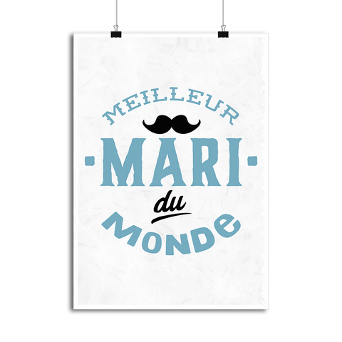 Affiche meilleur mari du monde