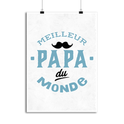 Affiche meilleur papa du monde