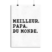 Affiche meilleur papa du monde 2