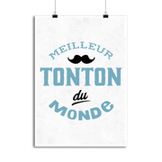 Affiche meilleur tonton du monde
