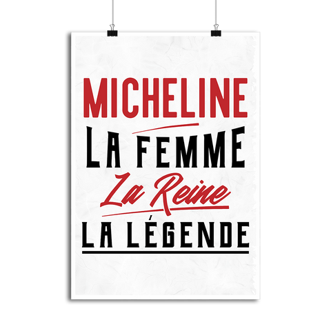 Affiche micheline la femme la reine la légende