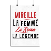 Affiche mireille la femme la reine la légende