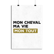 Affiche mon cheval ma vie