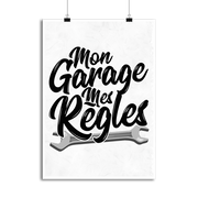 Affiche mon garage mes règles