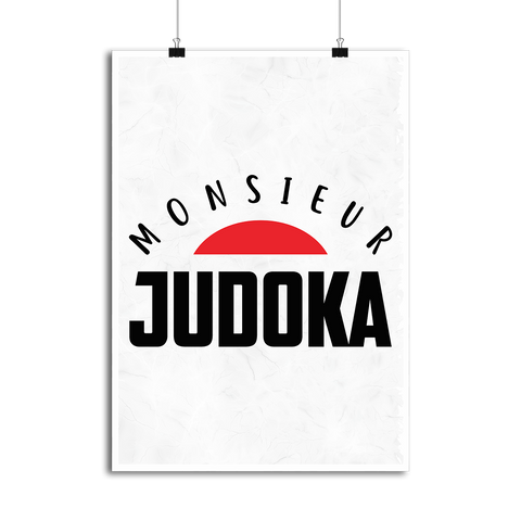 Affiche monsieur judoka