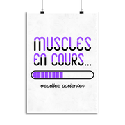 Affiche muscles en cours