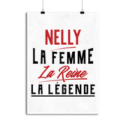 Affiche nelly la femme la reine la légende
