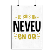 Affiche neveu en or 2