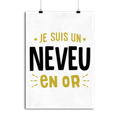 Affiche neveu en or 2