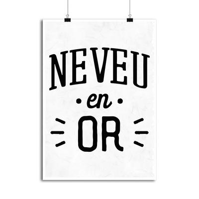 Affiche neveu en or