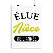 Affiche nièce de l'année