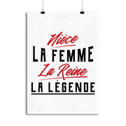 Affiche nièce la légende