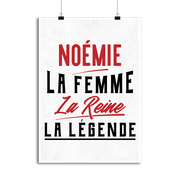 Affiche noémie la femme la reine la légende