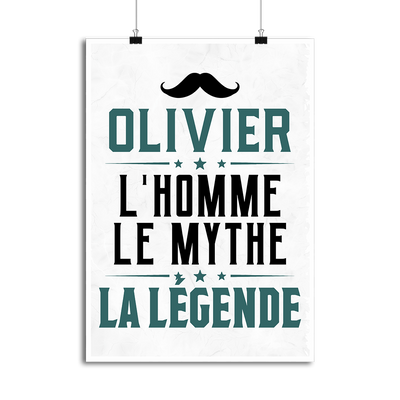 Affiche olivier l'homme le mythe la légende