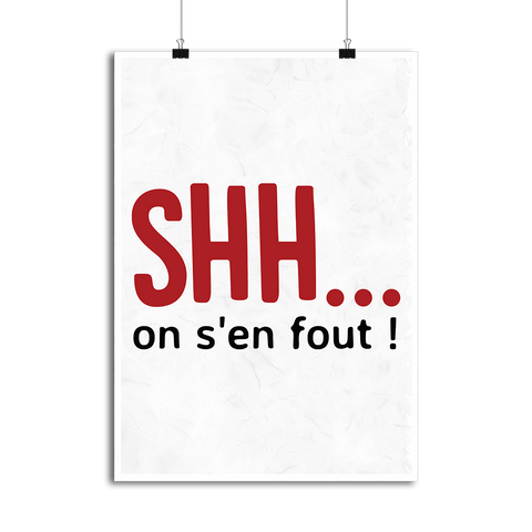 Affiche on s'en fout !