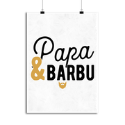 Affiche papa & barbu