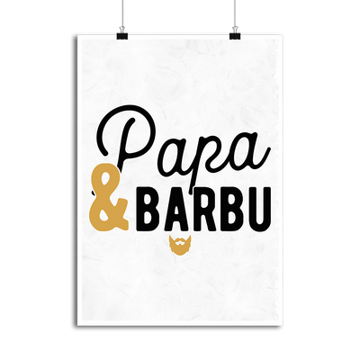 Affiche papa & barbu
