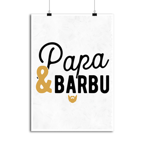 Affiche papa & barbu