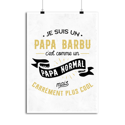 Affiche papa barbu