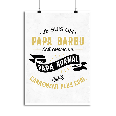 Affiche papa barbu