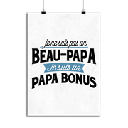 Affiche papa bonus beau papa