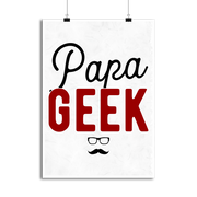 Affiche papa geek