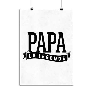 Affiche papa la légende