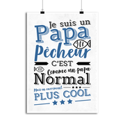 Affiche papa pêcheur 2