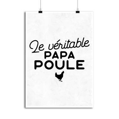 Affiche papa poule 2