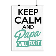 Affiche papa will fix it