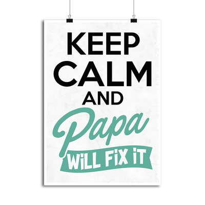 Affiche papa will fix it