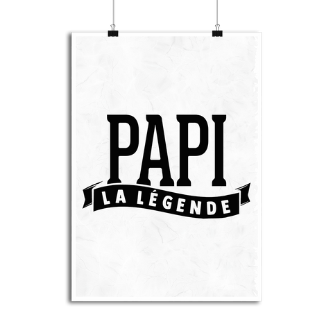 Affiche papi la légende